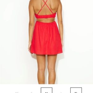 Red dress from hello molly